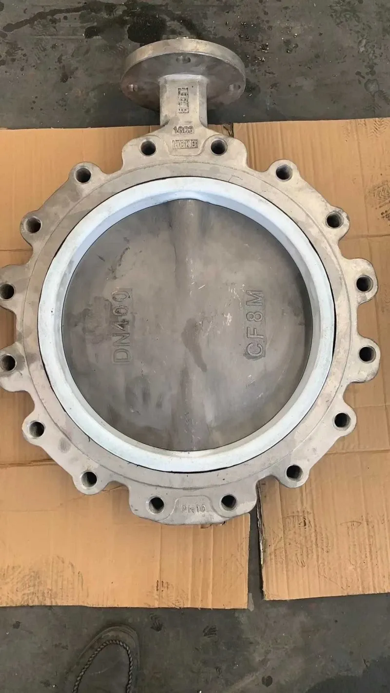 Duplex Steel Lever Wafer Butterfly Valve