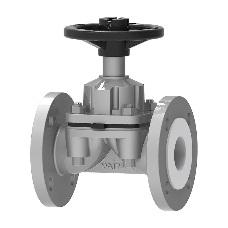 PTFE gevoerde membraanklep